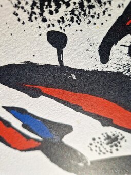 JOAN MIRO - Zľava (Litografia) (Bez rámu), Abstraktný surre - 11