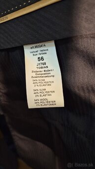 Pánsky oblek OZETA tmavomodrý. veľkosť 56 - NOVÝ, NEPOUŽITÝ - 11