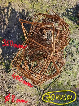 Predám betonársku oceľ-roxory a strmene - 11