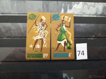 Poštové známky č.582 - AFRICKÉ ŠTÁTY III. - 20 ks sérií - 11