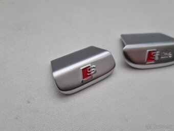 AUDI SLINE LOGO EMBLEM ZNAK DO VOLANTU - 11