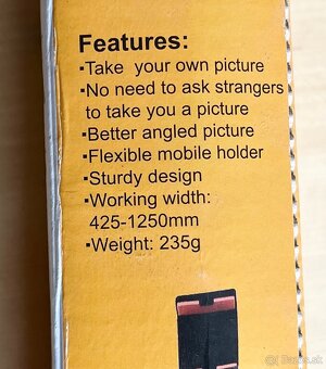 Selfie tyč YUNTENG 188 + držiak na telefón - 11
