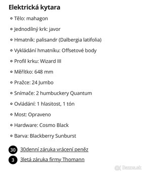 Ibanez S521 BBS - 11