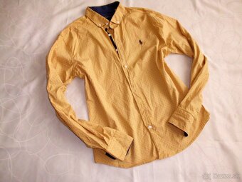 Ralph Lauren  pánska slim fit košeľa roll up rukáv M - 11