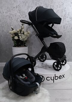 TROJKOMBINÁCIA NAJNOVŠÍ STOKKE XPLORY X ALL BLACK - 11