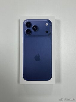 Iphone 17 pro max 256gb Deep Blue polnočný modrý nerozbalený - 11