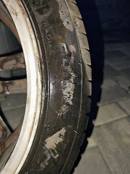 Predám takmer nové letné 17" gumy na hliníkových diskoch - 11