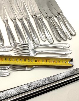 Predám postriebrený príborový set Abert – 58 ks - 11