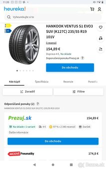 Škoda Enyaq 19"235/55 R19 originálne elektróny, letná sada - 11