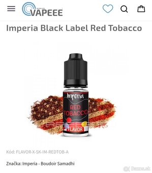 Nové tabakové arómy IMPERIA - 11