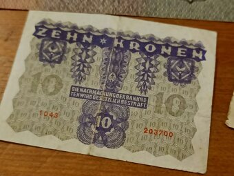 Staré bankovky Rakousko-Uherska (1 sada) - 11
