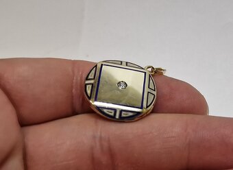 14k zlatý medailon ✨✨✨ - 11