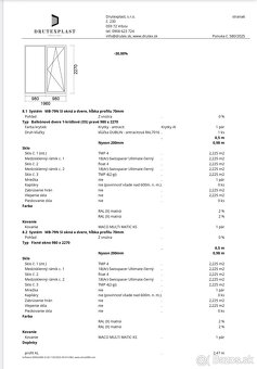 Hliníkové balkónové dvere 3sklo - 11
