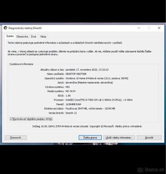 🖥️ Kompletný PC set + LG 24” monitor + Logitech G klávesnica - 11