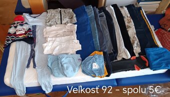 Cestovná postieľka, jedálenská stolička, oblečenie - chlapec - 11