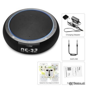 NFC  Bluetooth reproduktor+power bank-Bezdrôtová nabíjačka - 11