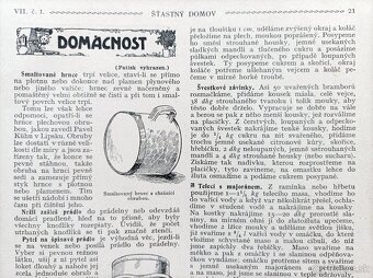 Časopisy ŠŤASTNÝ DOMOV, Rakousko-Uhersko 1911, svázaný - 11