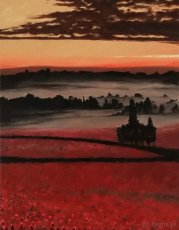 Ručne maľovaný obraz - Stromy - 11