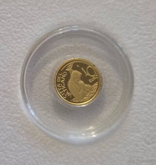 zlaté mince Vatikán v originálnych obaloch - 11