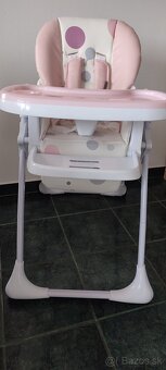 KINDERKRAFT Jedálenská stolička Yummy Pink - 11