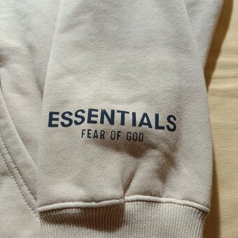 Essentials Fear of God baggy béžová mikina s kapucňou XL - 11
