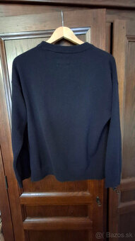 tmavomodrý sveter gant S - 11