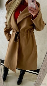 Damsky kabatik camel - 11