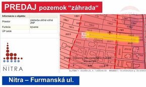 Predaj záhrady 1 198 m2, Furmanská ulica, Nitra. - 11
