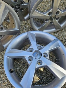 Atraktívne, originálne hliníkové disky AUDI - 5x112 r16 - 11