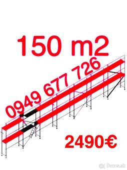 Predám lešenie fasádne lešenie – systém Plettac - 11