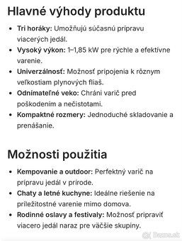 Plynový varič na propan butan - 11