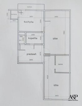 KOMPLETNE REKONŠTRUOVANÝ 2 IZBOVÝ BYT, 68m2, S. JURKOVIČA, S - 11