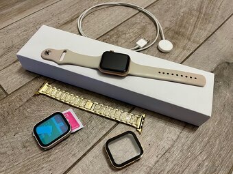 Predám Apple Watch Series 6 – 44 mm Gold - 11