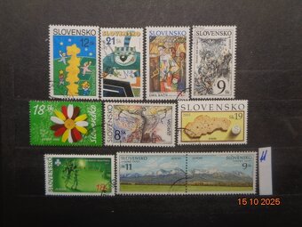 POŠTOVÉ ZNÁMKY - SLOVENSKO - 3 - 11 FOTO - 11