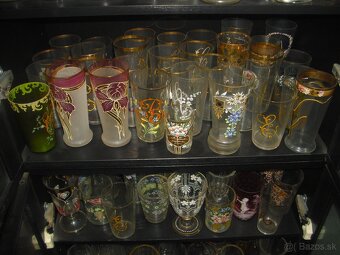 Predam zbierka starozitny pohar, vaza, karafa 19.-20.st - 11