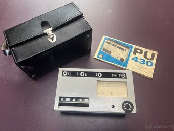Tranzistorový merač zemného odporu PU 430 - 11