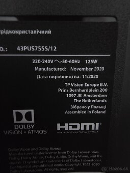 Smart TV PHILLIPS 43" na súčiastky - 11