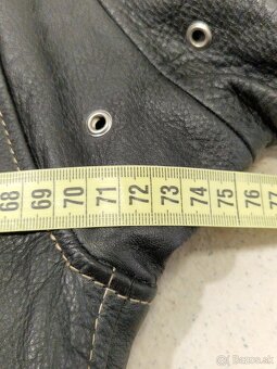 Pánská luxusní kožená bunda bomber Uncle Sam XL - 11