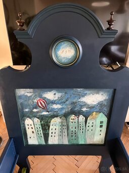 Neobaroková posteľ 90x200cm - 11