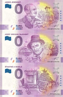 0 € / 0 euro souvenir bankovky 2024 - 11
