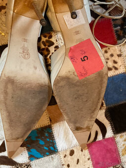 Talianske kožené lodičky veľkosť 38 - 11