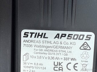 Predam aku pilu Stihl MSA 300 komplet set - 11