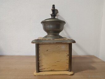 Starý mlýnek na kávu zn. Leinbrock Ideál se štítkom - 11