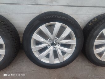 5x112 R17, 7J ET38, zimná sada s pneu 215/55 R17 - 11