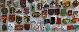 odznaky - turistika, heraldika, příroda, hrady, lázně, erby - 11
