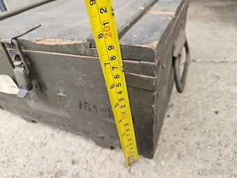 Vojenska drevena krabica bedňa 6. - 11