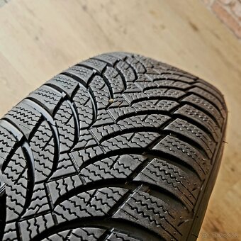 Alu R16 4x108 orig. PEUGEOT + ako nové zimné 205/60R16 - 11