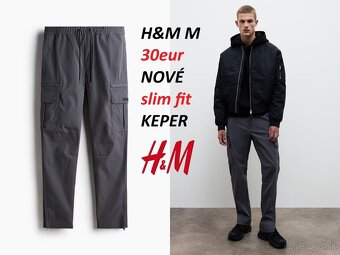 Keprové cargo nohavice HM (Kapsáče) - 11