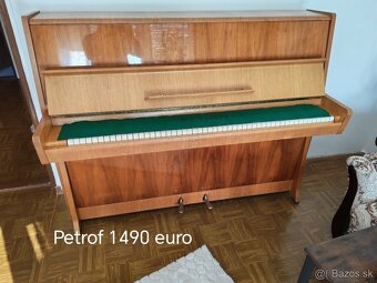 Piano dovoz celá SR - 11