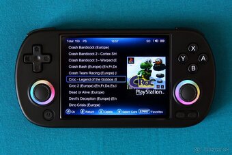 Nová konzola Anbernic RG40XX H WiFi Black ▬ Super SONY PSP - 11